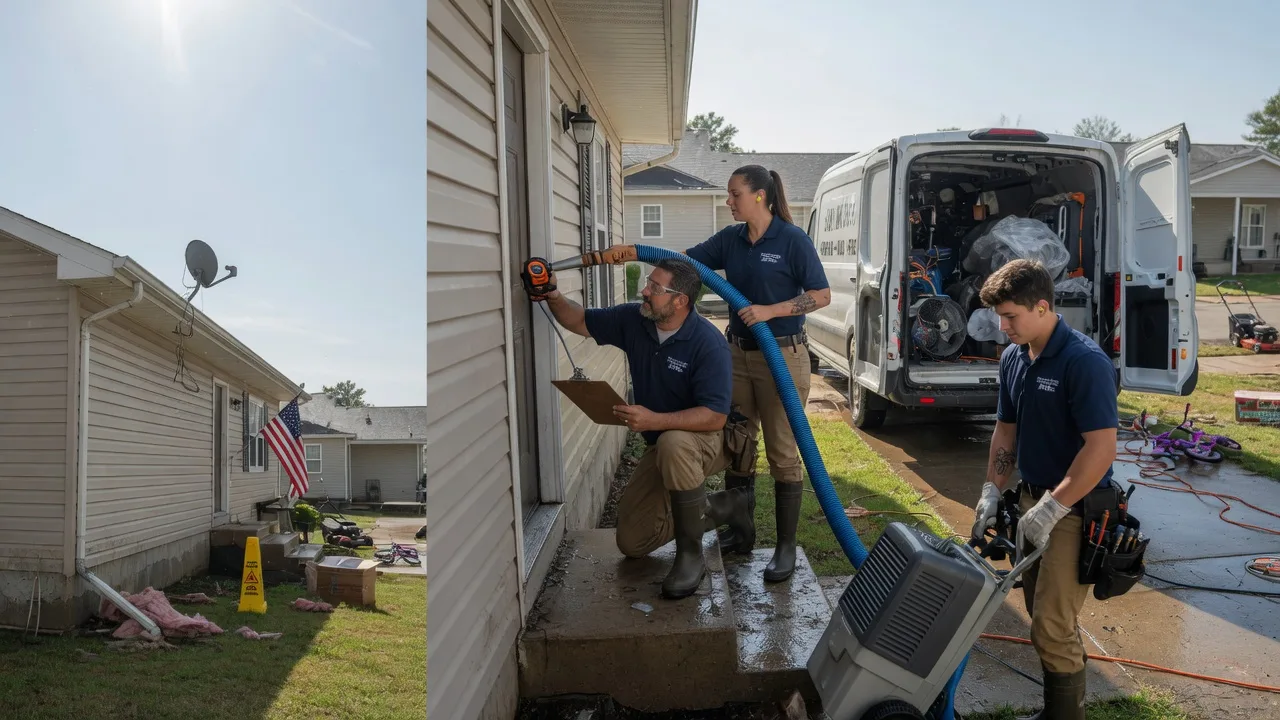 Ceiling Water Damage Restoration in Meservey, IA near me